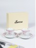 "Thank You" Cups and Saucers With Gift Box